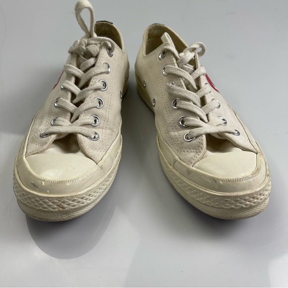 CdG PLAY x Converse Women's Chuck Taylor All Star Peek-A-Boo Low-Top Sneakers - Picture 3 of 7